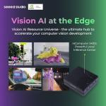 seeed studio NVIDIA Jetson Orin NX 16GB Edge AI Device - reComputer J4012, 4xUSB 3.2, M.2 Key E & Key M Slot, Pre-Installed Jetpack System with NVIDIA Jetpack on 128GB NVMe SSD