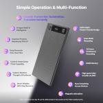 Mobvoi TicNote AI Voice Recorder 64GB Memory Note Recorder w/Case App Control 100+Languages Transcribe Summarize with AI Shadow Digital Audio Recorder for Phone Calls Lectures Meetings Interviews