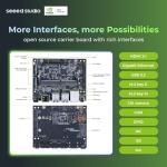 seeed studio NVIDIA Jetson Orin NX 16GB Edge AI Device - reComputer J4012, 4xUSB 3.2, M.2 Key E & Key M Slot, Pre-Installed Jetpack System with NVIDIA Jetpack on 128GB NVMe SSD