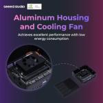 Seeed studio NVIDIA Jetson Nano Edge AI Device - reComputer J1010 Kit, Aluminium Case, Pre-Installed Jetpack System. Mini PC with 0.5 TFLOPs (FP16), Power Supply NOT Included