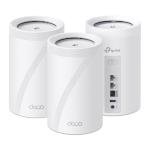 TP-Link Deco Wi-Fi 7 Tri-Band BE14000 Whole Home Mesh System | 8-Stream 14Gbps | 10 Gig Internet Port |Up to 8,100 Sq.ft & 200 Devices | VPN, HomeShield, MLO, 320 MHz, AI-Roaming (Deco BE67 3-Pack)