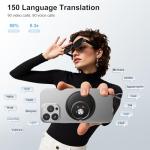 AI Translator Device, 3-in-1 Voice Translation Recorder Voice Translation, Voice Recording & Voice Transcription, 140+ Language Translator for Meeting Lecture Travel