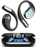 AI Translation Earbuds Real Time, 2025 Upgraded 6-in-1 Instant Translator with 144 Online & 11 Offline Languages, Voice/Video Call, Wireless OWS Translating Earbuds for Business Travel Learning
