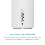 TP-Link Deco XE75 AXE5400 Tri-Band WiFi 6E Mesh System - Wi-Fi up to 7200 Sq.Ft, Engadget Rated Best Mesh for Most People, Replaces WiFi Router and Extender, AI-Driven Mesh New 6GHz Band, 3-Pack