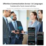 iTour D-pro Language Translator Device, Realtime Detachable Dual Screen AI Translator with 139 Languages, Online & Offline & Photo Translation, Instant Voice Translator for Business Learning Travel