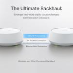 TP-Link Deco BE25 Dual-Band BE5000 WiFi 7 Mesh Wi-Fi System | 4-Stream 5 Gbps, 240 Mhz | Covers up to 6,600 Sq.Ft | 2X 2.5G Ports Wired Backhaul | VPN,MLO, AI-Roaming, HomeShield, 3-Pack