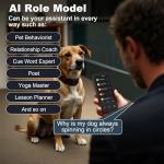 Souroyea AI Language Translator Device - Real Time AI Robot Role Play Chat Travel Tool Support 150 Languages, Online/Offline&Recording&Photo Simultaneous Voice Translation, 4.7" HD Digital Screen