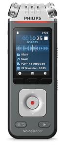 Philips VoiceTracer DVT6115 Music Recorder with Sembly AI Speech-to-Text Software Trial