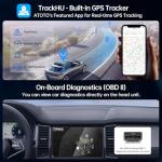 Ai Box Carplay/Android Auto Wireless Adapter, Android 13 6-in-1 Ai Box,4G LTE Card, GPS, DriveChat, Dual Bluetooth/WiFi, 4GB+64GB, Plug & Play for 2016+ Wired CarPlay, CB6A 2025 (CB6A-BK)