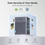 UGREEN NAS DH4300 Plus 4-Bay Desktop NAS, Support Capacity up to 120TB, Remote Access, AI Photo Album, Beginner Friendly System, 8GB LPDDR4X RAM, 2.5GbE, 4K HDMI, Network Attached Storage (Diskless)