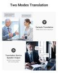 XUPURTLK AI Language Translator Earbuds, 144 Languages
