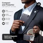 TTQ AI Voice Recorder, Digital Voice Recorder App Control, Transcribe & Summarize & Translation Empowered by ChatGPT, Wireless Charging, 121 Languages, 64GB Memory for Lecture, Meeting, Calls