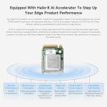 waveshare Hailo-8 M.2 AI Accelerator Module, Compatible with Raspberry Pi 5, Supports Linux/Windows Systems, Based On The 26TOPS Hailo-8 AI Processor, Module Only