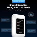ANFIER A8 AI Translation Earbuds Real Time, ChatGPT Translator Device in 144 Languages, Audifonos Traductores Inglés Español Real-time No APP Required, Offline Language Traductor for Travel (White)