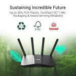 ASUS RT-BE58U WiFi 7 BE3600 AiMesh Extendable Router, 4K-QAM, MLO, AI Detection 2.5G Port, Four 1G Ports, Commercial-Grade Network Security, Parental Control, IoT Network, Kid’s Network, VPN Network