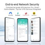 ASUS RT-BE58U WiFi 7 BE3600 AiMesh Extendable Router, 4K-QAM, MLO, AI Detection 2.5G Port, Four 1G Ports, Commercial-Grade Network Security, Parental Control, IoT Network, Kid’s Network, VPN Network