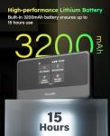 GlocalMe MeowGo G40Pro 4G Portable WiFi Hotspot for Travel in 200+ Countries, Upgraded 4G+ Mobile Hotspot Device with AI HyperConn, Speed Up to 390Mbps, No SIM Card Needed, 10 Connected Devices