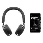 Dell WL5024 Pro Wireless ANC Headset - Hybrid Active Noise Cancellation, AI-Based Noise Cancellation Microphone, Leatherette Headband, Effortless connectivity, Microsoft Teams/Zoom Certified - Black