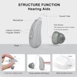 TrueSound11-Channel Rechargeable Hearing Aids for Seniors，Waterproof OTC Hearing Device with AI Noise Cancellation & Magnetic Charging Case