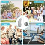 TrueSound11-Channel Rechargeable Hearing Aids for Seniors，Waterproof OTC Hearing Device with AI Noise Cancellation & Magnetic Charging Case