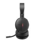 Dell WL5024 Pro Wireless ANC Headset - Hybrid Active Noise Cancellation, AI-Based Noise Cancellation Microphone, Leatherette Headband, Effortless connectivity, Microsoft Teams/Zoom Certified - Black