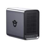 Yxk Zero1 2-Bay Desktop NAS, Quad-Core CPU, User-Friendly Home NAS Storage, Secure File Management & Remote Access, AI Photo Album, 2.5GbE Port, for Home Office, Network Attached Storage (Diskless)