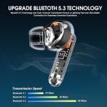 AI Language Translation Earbuds, 3-in-1 Translation Earbuds Real Time with 4 Translation Modes, 135 Language Bluetooth 5.4 Translator Ear Buds, Device for Travel/Business/Leaning, Black
