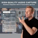 AI Voice Recorder with App Control and 64GB Memory