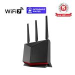 ASUS RT-BE86U BE6800 Dual-Band WiFi 7 Router, Supports 4096-QAM, MLO, AI WAN Detection, AiMesh, Subscription-Free Network Security, and Comprehensive VPN Features, Guest Network Pro, Gaming