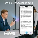 AI Voice Recorder with App Control and 64GB Memory