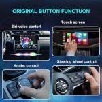 Wireless CarPlay Adapter Netflix/YouTube/TikTok Streaming Video Support, Built-in GPS+Glonass+Beidou, Hey Siri/Google Assistant, Wired to Wireless CarPlay/Android Auto (Carlinkit Ai Box:8GB+128GB)