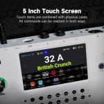 MOOER GE1000 White Guitar Mutieffects Pedal Dual Effects Chains Processor with AI Equalization, 5" Touch Screen, 300+ Effects, Third-brand IRs, Stereo Sound Out Put, XLR, MIDI Port, Guitar/Bass