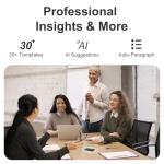 AI Voice Recorder with App Control and 64GB Memory