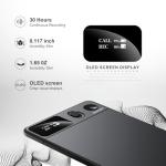 AI Voice Recorder with App Control and 64GB Memory