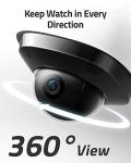 eufy Security S330 Floodlight Cam 2 Pro,360-Degree Pan & Tilt Coverage,2K Full HD,3,000 Lumens,Smart Lighting,Weatherproof,On-Device AI Subject Lock and Tracking,No Monthly Fee,Hardwired(Renewed)