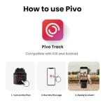 Pivo Equestrian Silver Essential Pack, Auto Face, Body, Horse Phone Tracking Holder, Ai-Powered 360° Rotation, Remote Control for Hands-Free Video Recording with Smart Mount, Travel Case & Tripod