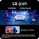 LG gram 15-inch Lightweight Laptop, Intel Evo Edition - AI-enabled Intel Core Ultra 7 Processor, Windows 11 Home, 16GB RAM, 512GB SSD, Touch IPS Display, Black