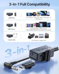 BOYA BOYALINK 3 Wireless Lavalier Microphone for iPhone/Android/Camera/PC/Tablets,AI Noise Cancellation,48kHz/24Bit Studio Sound,APP Control,984ft 30h Battery with Charging Case for Vlogging Interview