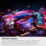 Samsung SSD 9100 PRO 2TB, PCIe 5.0x4 M.2 2280, Seq. Read Speeds Up to 14,800MB/s, Best for AI Computing, Gaming, and Heavy Duty Workstations (MZ VAP2T0B/AM)