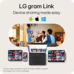 LG gram 15-inch Lightweight Laptop, Intel Evo Edition - AI-enabled Intel Core Ultra 7 Processor, Windows 11 Home, 16GB RAM, 512GB SSD, Touch IPS Display, Black