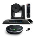 TONGVEO 4K Conference Room Camera System, AI Auto-Tracking PTZ Camera 5X Digital Zoom with Speakerphone Set 120° Wide-Angle USB3.0 for Zoom YouTube Teams OBS and More