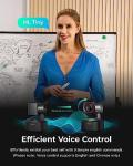 OBSBOT Tiny 2 Webcam 4K Voice Control PTZ, AI Tracking Multi-Mode & Auto Focus, Web Camera with 1/1.5" Sensor, Gesture Control, 60 FPS, HDR Light Correction, Webcam for PC, Streaming, Meeting, etc.