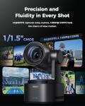 OBSBOT Tail 2 PTZR NDI Camera 4K@60FPS, Pro AI Tracking, 1/1.5" CMOS, 50MP, 5X Optical Zoom, 12X Hybrid Zoom, SDI/HDMI/IP/USB 3.0 Output, Live Streaming for Education, Conference, Worship, Live Events