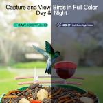 Bird Feeder with Camera with AI Identify, Birds 10000+Species, Smart Bird House with Cam, 2K Live View, IP65 Waterproof