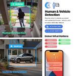 Amcrest 4K (8MP) Outdoor PTZ POE + IP Camera Pan Tilt Zoom (Optical 25x Motorized) Human and Vehicle Detection AI, Perimeter Protection, 328ft Night Vision POE+ (802.3at) IP8M-2899EW-AI-V2