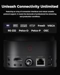 OBSBOT Tail 2 PTZR NDI Camera 4K@60FPS, Pro AI Tracking, 1/1.5" CMOS, 50MP, 5X Optical Zoom, 12X Hybrid Zoom, SDI/HDMI/IP/USB 3.0 Output, Live Streaming for Education, Conference, Worship, Live Events