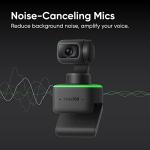 Insta360 Link - PTZ 4K Webcam with 1/2" Sensor, AI Tracking, Gesture Control, HDR, Noise-Canceling Microphones, Specialized Modes, Webcam for Laptop, Live Streaming, Zoom Certified