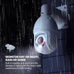 Amcrest 4K (8MP) Outdoor PTZ POE + IP Camera Pan Tilt Zoom (Optical 25x Motorized) Human and Vehicle Detection AI, Perimeter Protection, 328ft Night Vision POE+ (802.3at) IP8M-2899EW-AI-V2