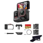 Insta360 Ace Pro 2 Dual Battery Xplorer Bundle with 1TB Card- 8K Waterproof Action Camera Co-Engineered with Leica, Flagship 1/1.3" Sensor, 8K30fps, 4K60fps, 2.5" Flip Screen, AI Noise Reduction