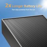 PM POPMAKE Solar Security Cameras Wireless Outdoor 2K Battery Powered AI Motion Detection 2-Way Talk Color Night Vision WiFi Waterproof SD/Cloud Storage Non-Stop Solar Panel Camera Outdoor Wireless